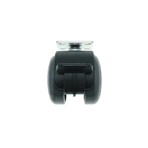 50mm Braked Plate Castor Wheel - 42mm x 42mm Plate (For Hard Floor) | 50kg