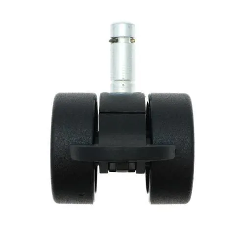 38mm Braked Stem Castor Wheel - 11mm x 22mm Stem (For Soft Floor) | 30kg