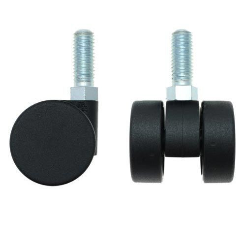 38mm Threaded Castor Wheel - M12 x 20mm Thread (For Soft Floor) | 30kg