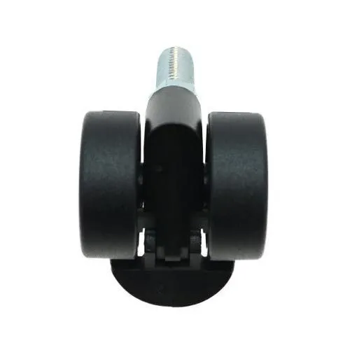 38mm Braked Threaded Castor Wheel - M12 x 20mm Thread (For Soft Floor) | 30kg