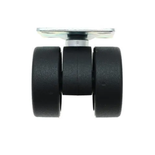 38mm Plate Castor Wheel - 42mm x 42mm Plate (For Soft Floor) | 30kg