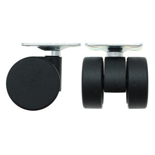 38mm Plate Castor Wheel - 55mm x 55mm Plate (For Soft Floor) | 30kg