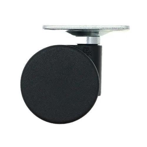38mm Plate Castor Wheel - 55mm x 55mm Plate (For Soft Floor) | 30kg