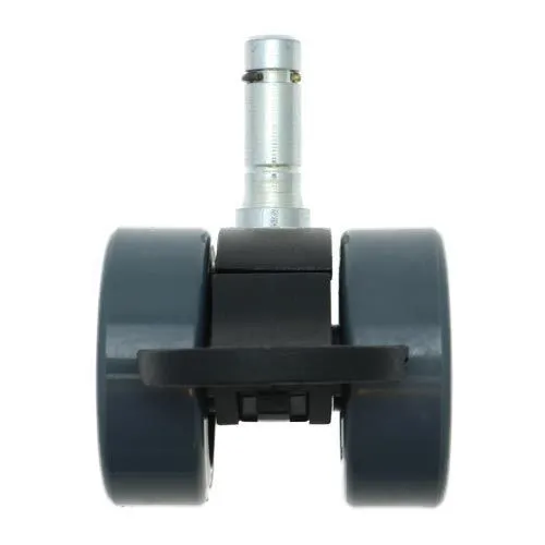 38mm Braked Stem Castor Wheel - 11mm x 22mm Stem (For Hard Floor) | 30kg