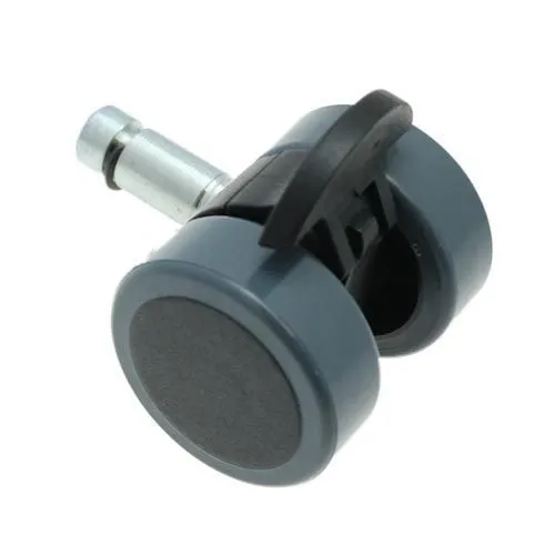 38mm Braked Stem Castor Wheel - 11mm x 30mm Stem (For Hard Floor) | 30kg