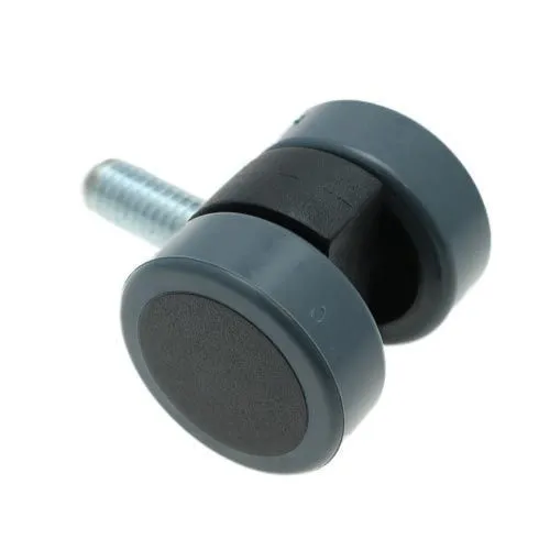38mm Threaded Castor Wheel - M8 x 12mm Thread (For Hard Floor)