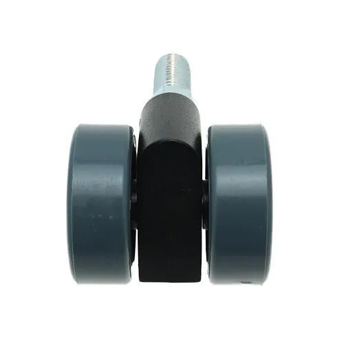 38mm Threaded Castor Wheel - M8 x 12mm Thread (For Hard Floor)