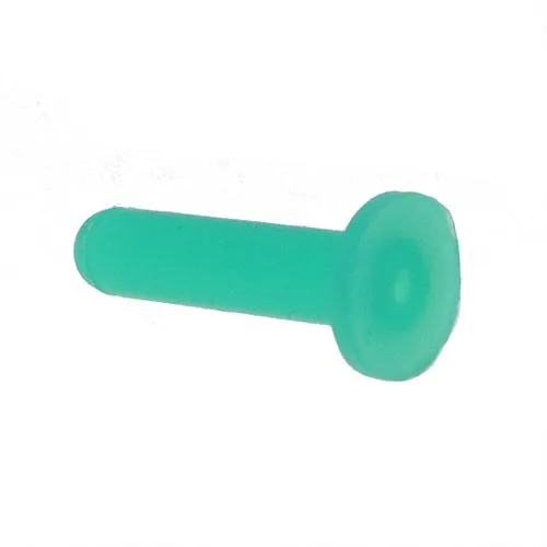 2.7mm ID x 25.4mm Length - Silicone Washer Caps | Vital Parts - WC0001LGR