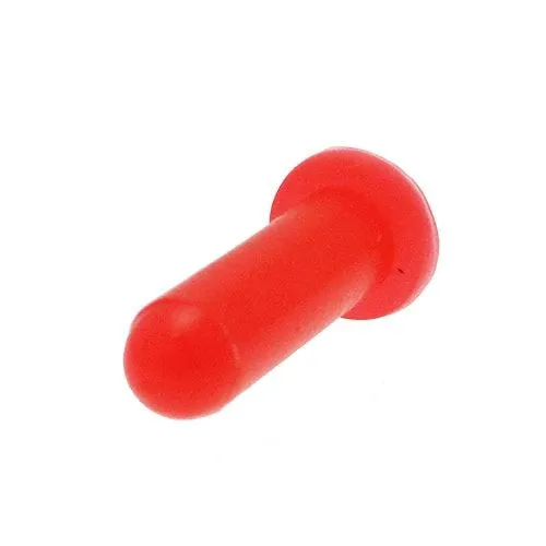M6 Silicone Washer Cap (Red) 25.4mm Length | 15mm Flange