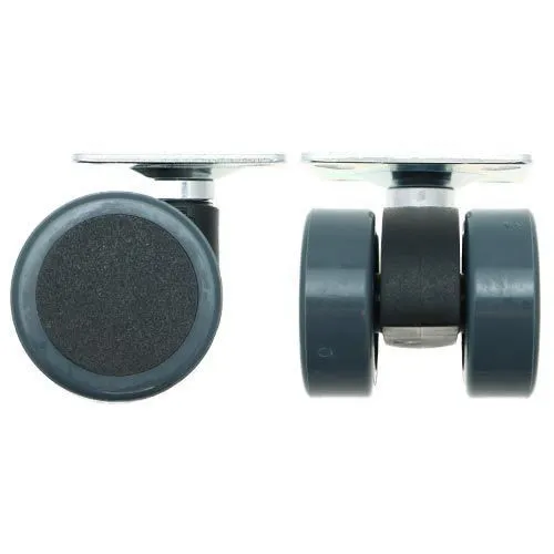 38mm Plate Castor Wheel - 28mm x 28mm Plate (For Hard Floor)