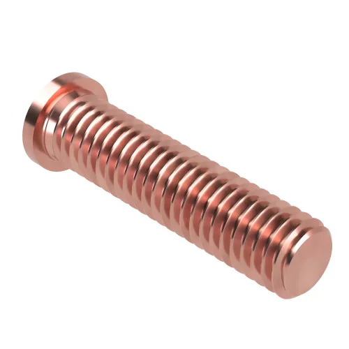 M3 x 20mm Male Threaded Weld Stud (ISO 13918-PT) | Copper Coated Steel