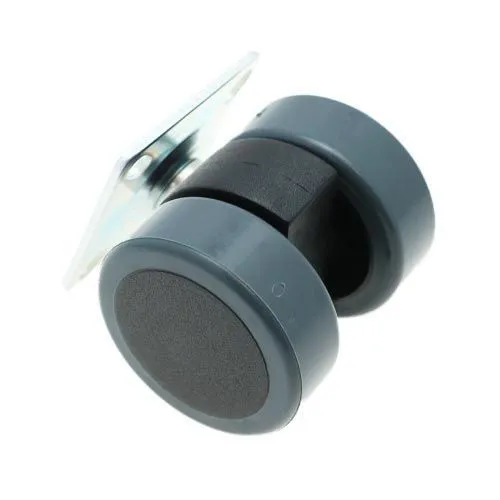 38mm Plate Castor Wheel - 55mm x 55mm Plate (For Hard Floor)