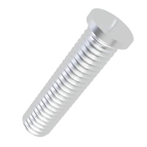 M4 x 15mm Male Threaded Weld Stud (ISO 13918-PT) | Aluminium