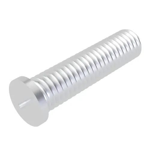 M4 x 15mm Male Threaded Weld Stud (ISO 13918-PT) | Aluminium