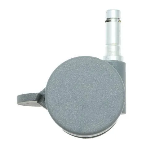 38mm Braked Stem Castor Wheel - 10mm x 22mm Stem (For Soft Floor) | 30kg