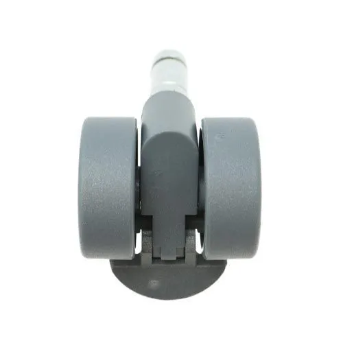 38mm Braked Stem Castor Wheel - 11mm x 22mm Stem (For Soft Floor) | 30kg