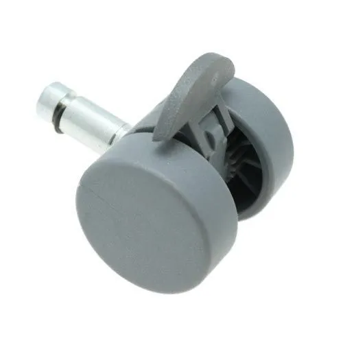 38mm Braked Stem Castor Wheel - 11mm x 30mm Stem (For Soft Floor) | 30kg