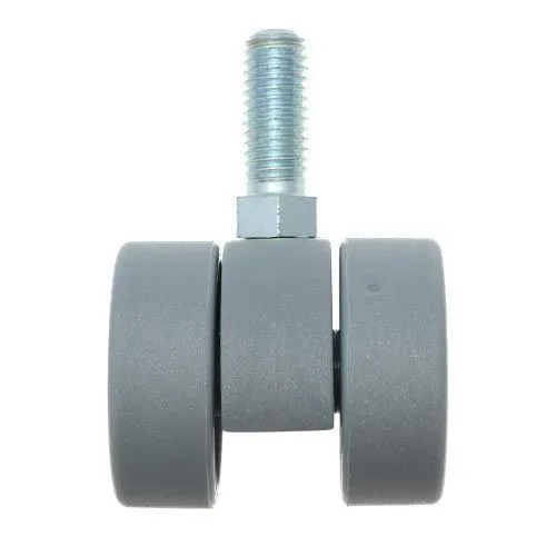 38mm Threaded Castor Wheel - M8 x 15mm Thread (For Soft Floor) | 30kg