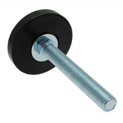 M10 x 70mm Levelling Heavy Duty Foot (750kg Weight Rated) 80mm Articulating Base