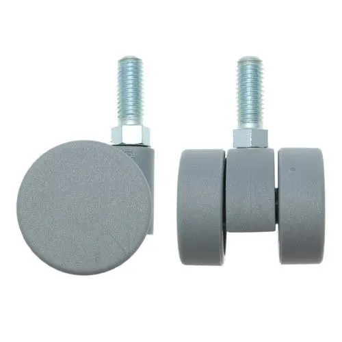 38mm Threaded Castor Wheel - M12 x 20mm Thread (For Soft Floor) | 30kg
