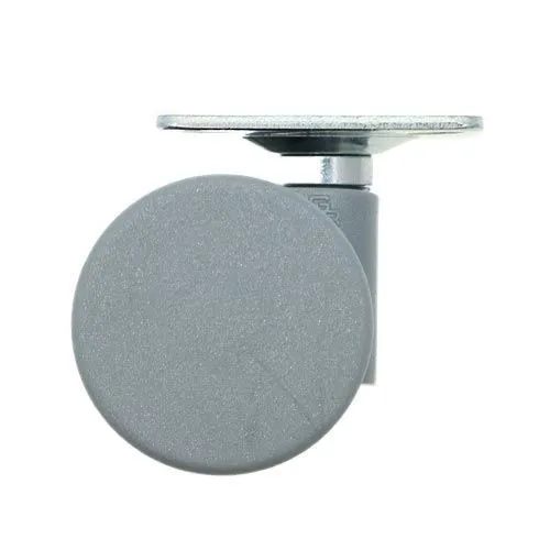 38mm Plate Castor Wheel - 28mm x 28mm Plate (For Soft Floor) | 30kg