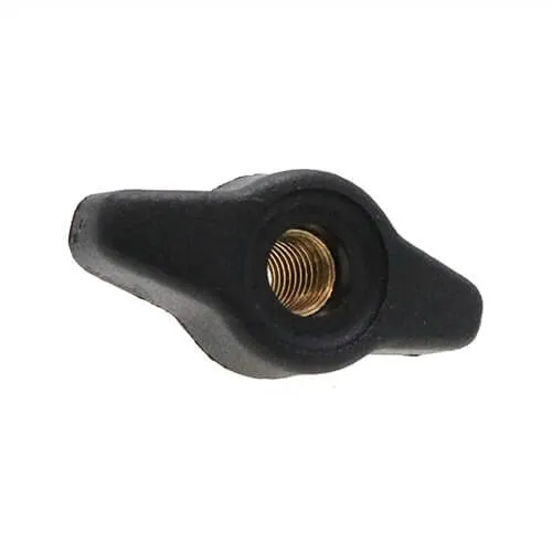 M6 x 40mm x 20mm - Style 1 Butterfly Wing Nuts - Through Thread Type | Vital Parts