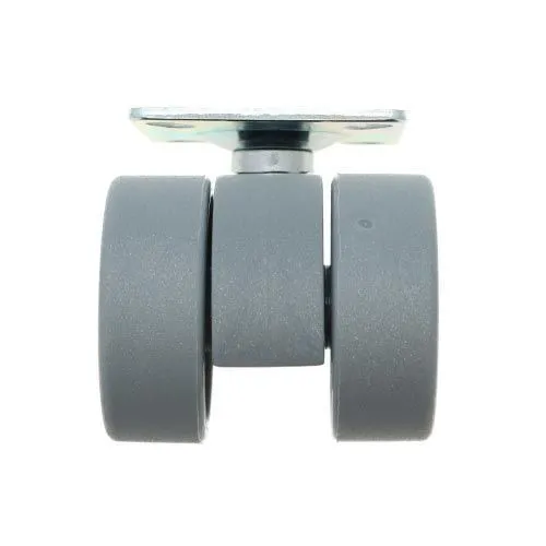 38mm Plate Castor Wheel - 38mm x 38mm Plate (For Soft Floor) | 30kg