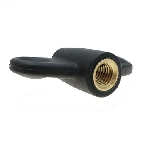 M6 Plastic Butterfly Wing Nut (Through Thread)