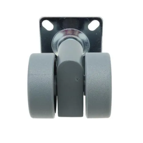 38mm Plate Castor Wheel - 42mm x 42mm Plate (For Soft Floor) | 30kg