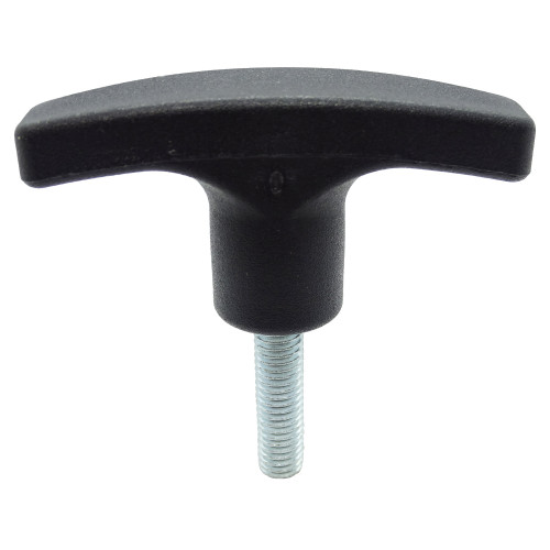 M8 x 30mm x 71mm Nylon & BZP T-Handle Wing Screw Knob - Male | Vital Parts