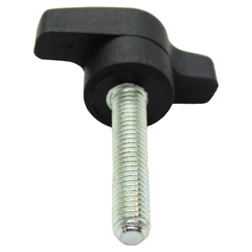 M5 x 15mm x 35mm Nylon BZP Curved Wing Screw Knob - Male | Vital Parts