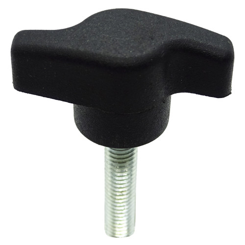 M6 x 15mm x 35mm Nylon BZP Curved Wing Screw Knob - Male | Vital Parts