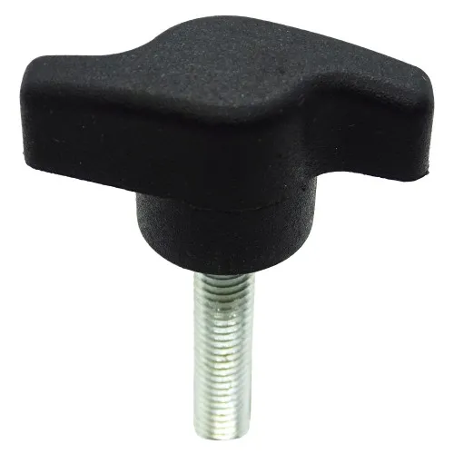 M6 x 30mm x 35mm Nylon BZP Curved Wing Screw Knob - Male | Vital Parts