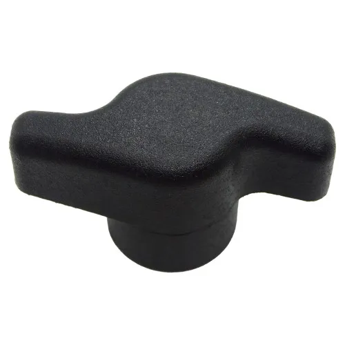 M5 x 35mm Nylon Brass Curved Wing Screw Knob - Female