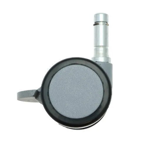 38mm Braked Stem Castor Wheel - 10mm x 22mm Stem (For Hard Floor) | 30kg