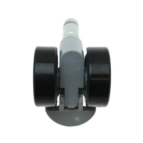 38mm Braked Stem Castor Wheel - 10mm x 30mm Stem (For Hard Floor) | 30kg