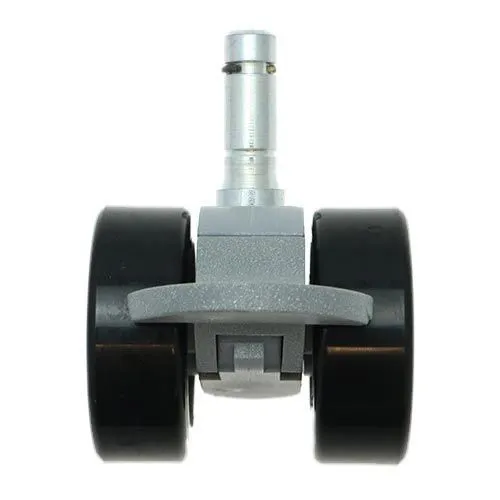 38mm Braked Stem Castor Wheel - 11mm x 30mm Stem (For Hard Floor) | 30kg