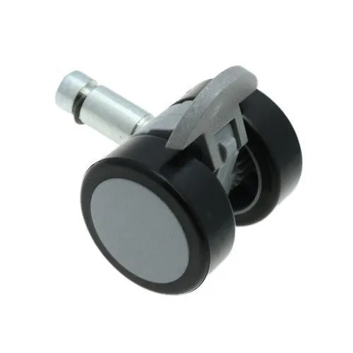 38mm Braked Stem Castor Wheel - 11mm x 30mm Stem (For Hard Floor) | 30kg