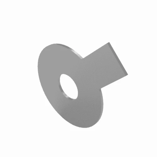 M12 x 13mm Locking Tab Washers (28mm Long Tab) | Marine Grade A4 Stainless Steel