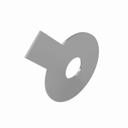 M5 x 5.3mm Locking Tab Washers (16mm Long Tab) | A2 Stainless Steel