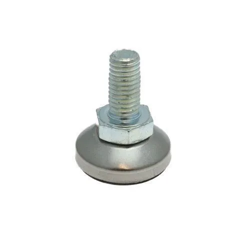 M12 x 120mm Stainless Steel Levelling Foot (Covered Base) - 58mm Base | 650kg