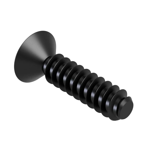 2.5mm x 6mm - Pozi Countersunk PT30 Screws - Black Zinc Plated Steel | Vital Parts