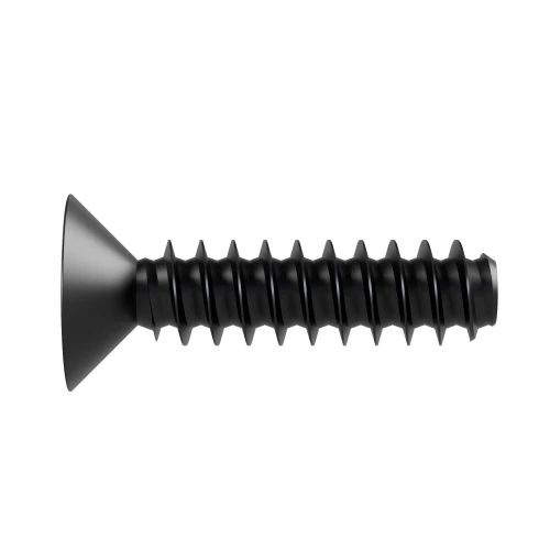 2.5mm x 6mm - Pozi Countersunk PT30 Screws - Black Zinc Plated Steel | Vital Parts