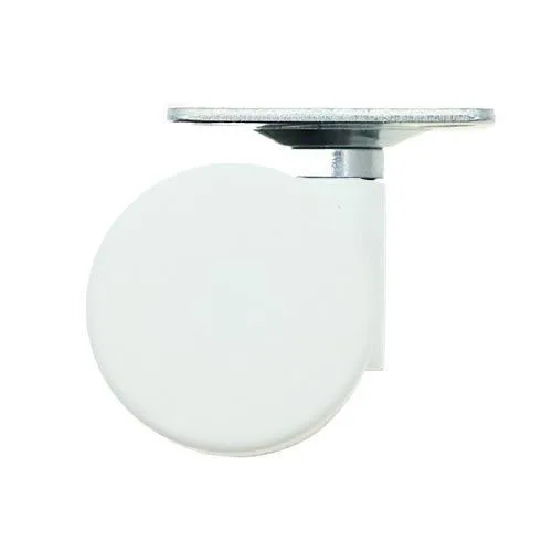 38mm Plate Castor Wheel - 42mm x 42mm Plate (For Soft Floor) | 30kg