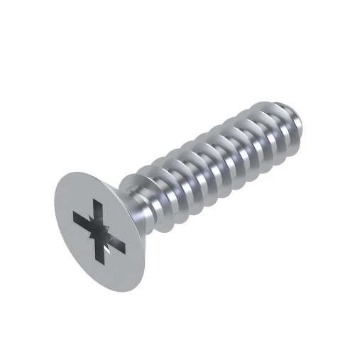 3.0mm x 14mm - Pozi Countersunk PT30 Screws - Bright Zinc Plated Steel | Vital Parts