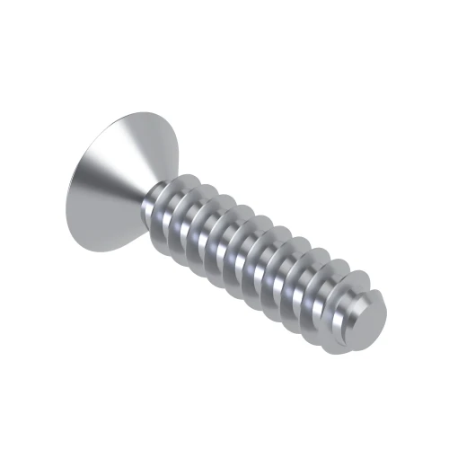 4.0mm x 8mm - Pozi Countersunk PT30 Screws - Bright Zinc Plated Steel | Vital Parts