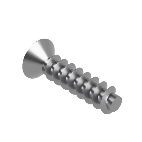 3.5mm x 6mm Pozi Countersunk Screw for Hard Plastics (PT45) - PZ1 Drive | A2 Stainless Steel