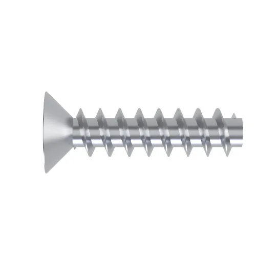 5mm x 16mm Pozi Countersunk Screw for Hard Plastics (PT45) - PZ2 Drive | BZP Steel