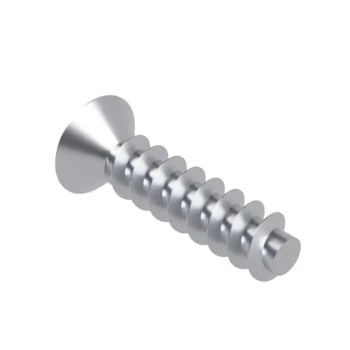 5mm x 20mm Pozi Countersunk Screw for Hard Plastics (PT45) - PZ2 Drive | BZP Steel