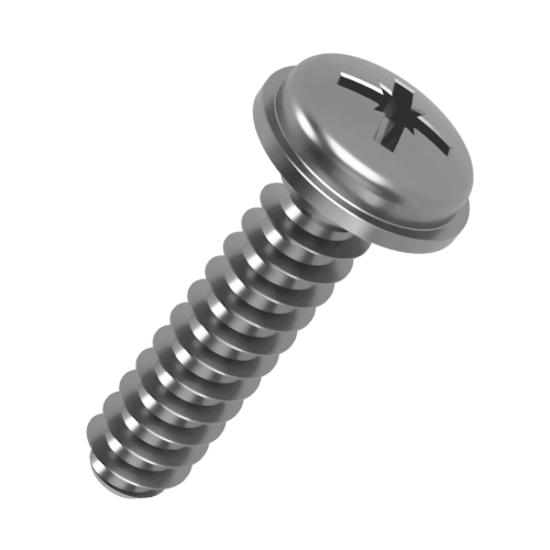 Pozi Flanged PT30 Screws for Soft Plastics -ZFPT30-40-20-A2